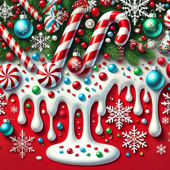 Christmas Candy Cane Tumbler, Holiday Sweet Treat Cup, Candy Cane Lover Tumbler - Picture 2 of 7